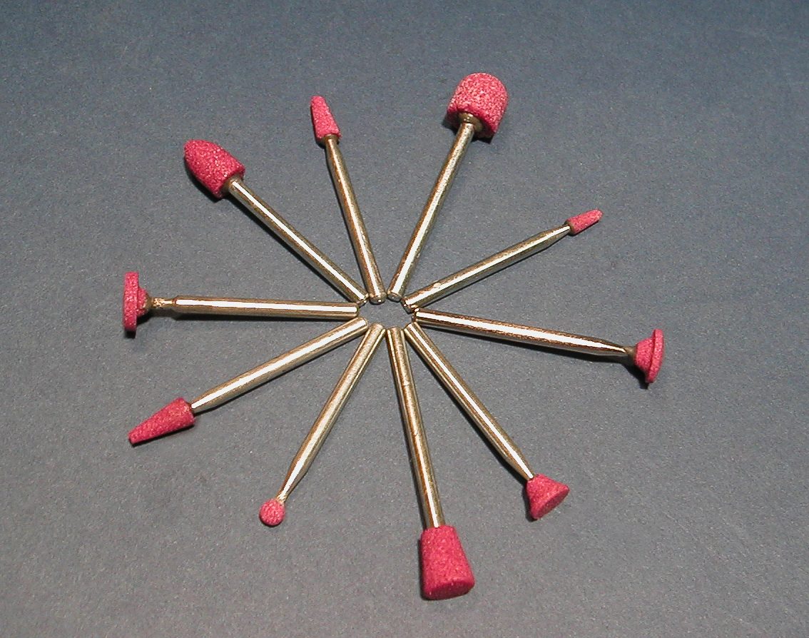 Shaped mounted points