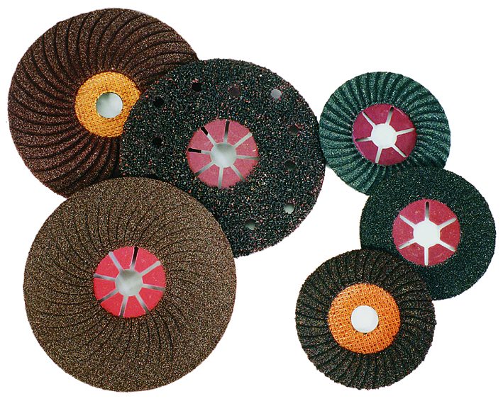 SRP and SRS semi-rigid abrasive discs
